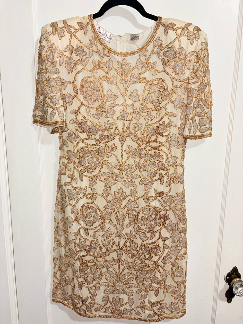 Vintage Laurence Kazar Beaded Dress